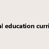 general education curriculum是什么意思