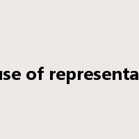 house of representative是什么意思