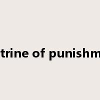 doctrine of punishment是什么意思