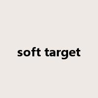 soft target是什么意思