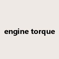 engine torque是什么意思