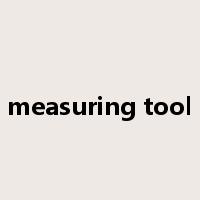 measuring tool是什么意思