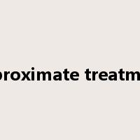 approximate treatment是什么意思