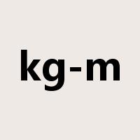 kg-m是什么意思