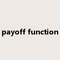 payoff function是什么意思