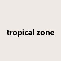 tropical zone是什么意思