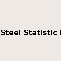 Iron & Steel Statistic Bureau是什么意思