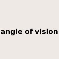 angle of vision是什么意思