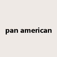 pan american是什么意思