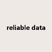 reliable data是什么意思