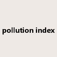 pollution index是什么意思