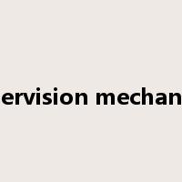 supervision mechanism是什么意思
