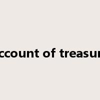account of treasury是什么意思