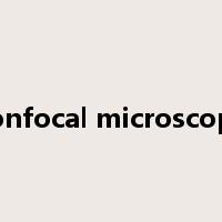confocal microscopy是什么意思