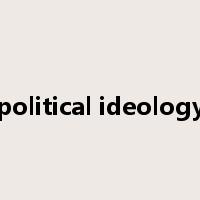 political ideology是什么意思
