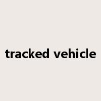 tracked vehicle是什么意思