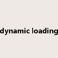 dynamic loading是什么意思