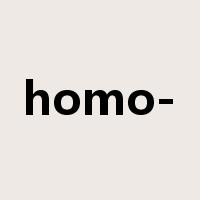 homo-是什么意思