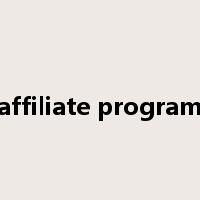 affiliate program是什么意思