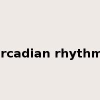 circadian rhythms是什么意思