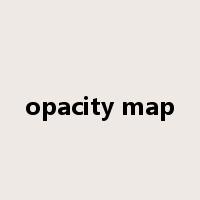 opacity map是什么意思
