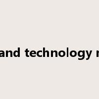 science and technology museum是什么意思