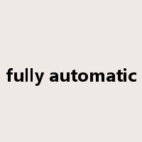 fully automatic是什么意思