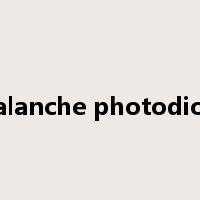 avalanche photodiode是什么意思