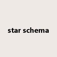 star schema是什么意思