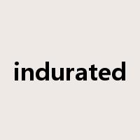 indurated是什么意思