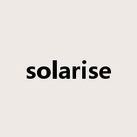 solarise是什么意思