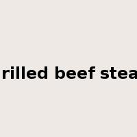 Grilled beef steak是什么意思