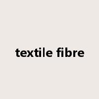 textile fibre是什么意思