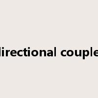 directional coupler是什么意思