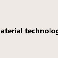 material technology是什么意思