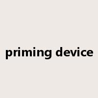 priming device是什么意思