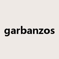 garbanzos是什么意思