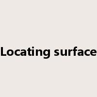 Locating surface是什么意思