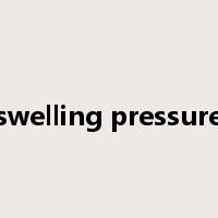 swelling pressure是什么意思