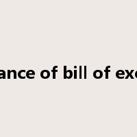 acceptance of bill of exchange是什么意思