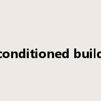 air conditioned building是什么意思