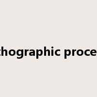lithographic process是什么意思