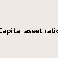 Capital asset ratio是什么意思