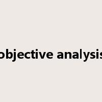 objective analysis是什么意思