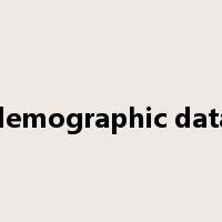 demographic data是什么意思