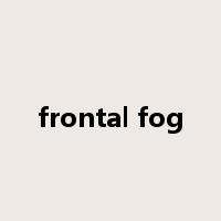 frontal fog是什么意思