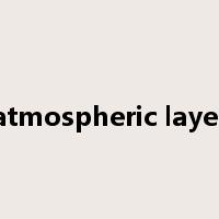 atmospheric layer是什么意思