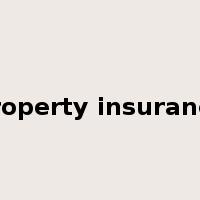 property insurance是什么意思