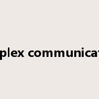 simplex communication是什么意思