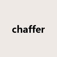 chaffer是什么意思